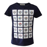 MEN Round Neck Short Sleeve T-Shirt - Dark Blue - Tonopreko