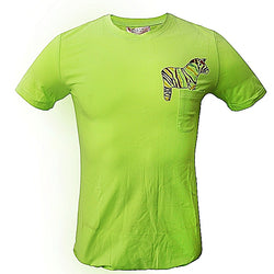 MEN Round Neck Short Sleeve T-Shirt - Lemon Green - Tonopreko