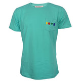 MEN Round Neck Short Sleeve T-Shirt - Green - Tonopreko