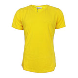 MEN Short Sleeve V-Neck T-Shirt - Yellow - Tonopreko