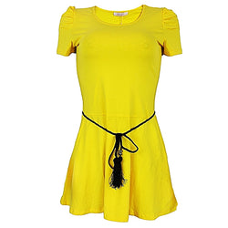 WOMEN Flare Mini Dress - YellowFlare Mini Dress - Yellow - Tonopreko