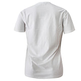 MEN ROUND  Neck Short Sleeve T-Shirt - White/Blue - Tonopreko