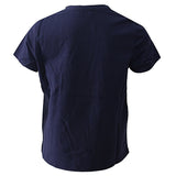 MEN Round Neck Short Sleeve T-Shirt - Dark Blue - Tonopreko