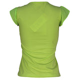 Round Neck Short Sleeve T-Shirt - Lemon Green - Tonopreko