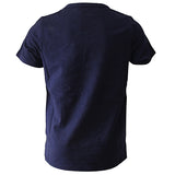 MEN Round Neck Short Sleeve T-Shirt - Navy Blue - Tonopreko