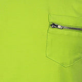 MEN Round Neck Short Sleeve T-Shirt - Lemon Green - Tonopreko