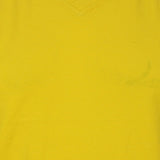 MEN Short Sleeve V-Neck T-Shirt - Yellow - Tonopreko